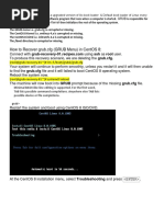 How To Recover Grub - CFG (Grub Menu) in Centos 8