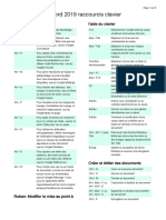 Microsoft Word Raccourcis Clavier