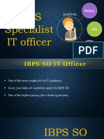 Ibps Cwe Specialist It Officer u2013 Salary Job Work