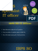 Ibps Cwe Specialist It Officer U2013 Salary Job Work