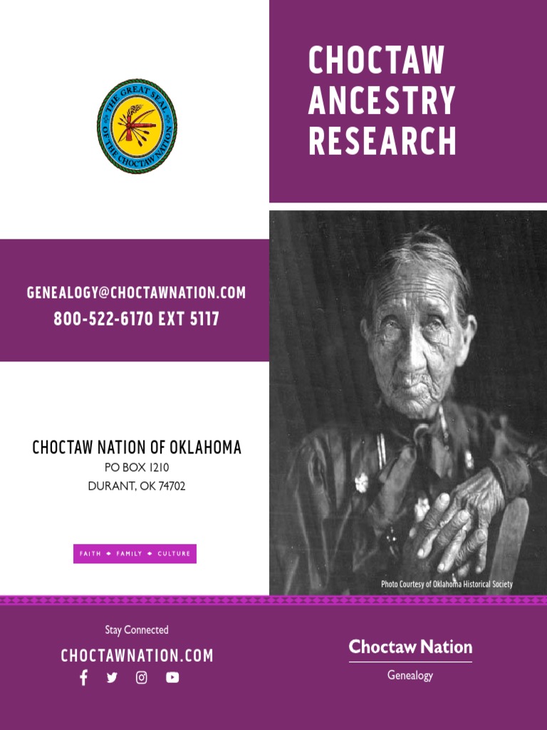 Choctaw Genealogy and CDIB Guide | PDF | Choctaw | Indigenous Peoples ...
