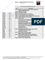 QF 450 10 Rev. B Specification Log Sheet