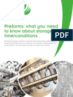 How storage time and conditions impact preform performance