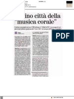 Unincanto: Urbino città della musica corale - Il Nuovo Amico del 30 maggio 2022