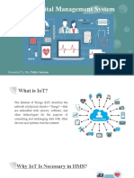 Iot in Hospital Management System: Made By: Nitish Kumar Presented To: Dr. Nidhi Gautam