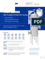 700V Series: High Throughput Cartridge Filter Housings