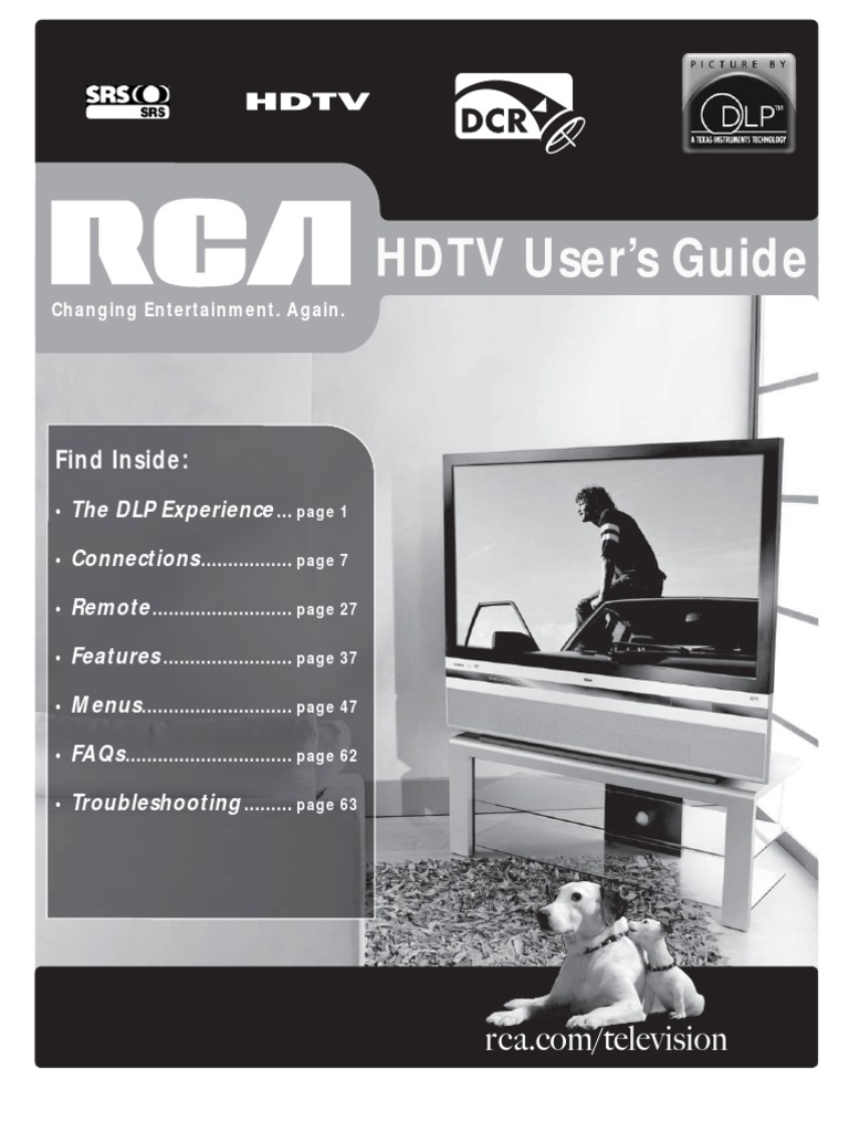 Rca Manual | Hdmi | Cable Television