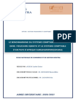 Le Benchmarking Du Systeme Comptable Marocain Dans Fiduciaire Iqmatic Et Le Systeme Comptable D'un Pays D'afrique Subsaharienne (Ghana)