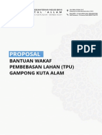 Proposal Wakaf Tanah