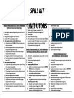 PDF Prosedur Penggunaan Spill Kit Untuk Pembersihan Tumpahan Darah Dan Cairan DL