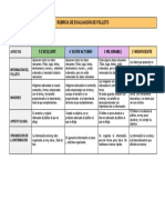 Rúbrica Folleto MIPG