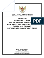 Penilaian Lomba Peringatan HKG PKK Ke 47 Tahun 2019