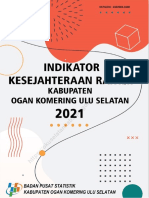 Indikator Kesejahteraan Rakyat Kabupaten Ogan Komering Ulu Selatan 2021