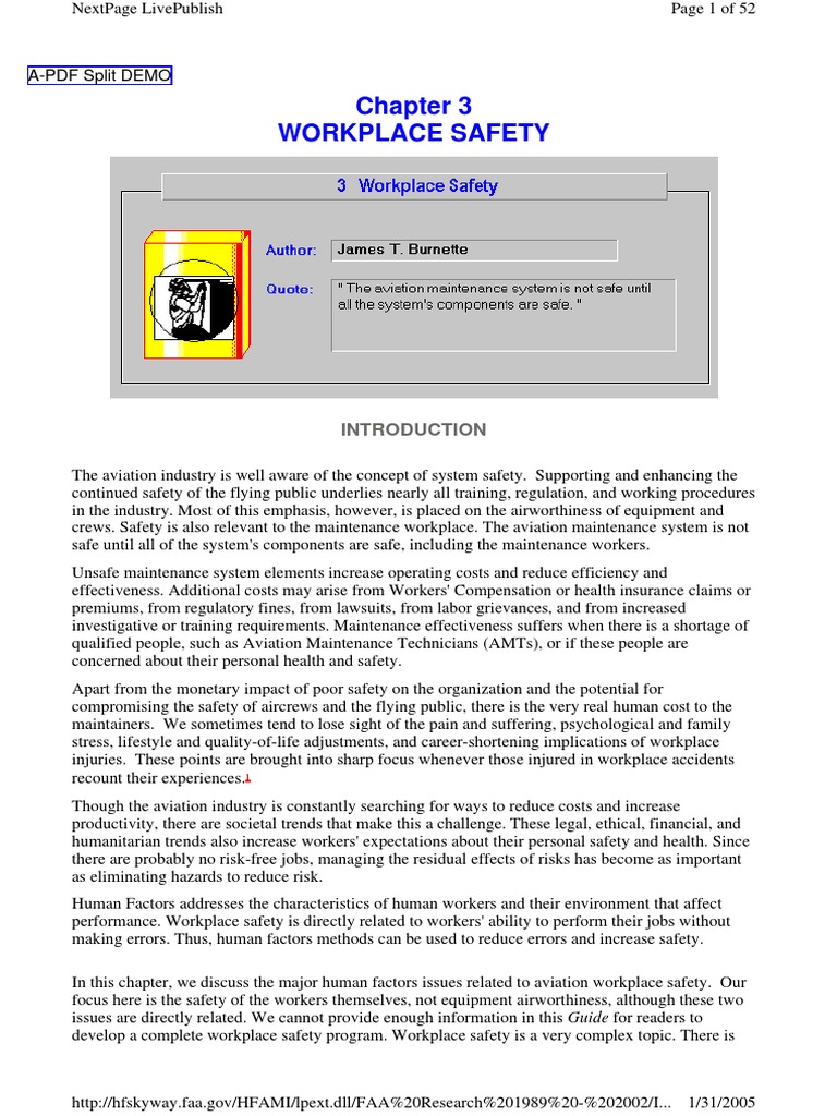 HUMAN FACTORS IN AVIATION MAINTENANCE TRAINING visual data 2