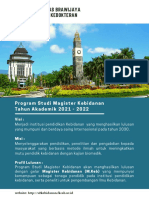 Leaflet Penerimaan Maba Magister Kebidanan 2021