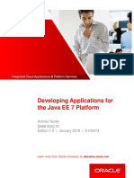 Developing Applications For The Java EE 7 Platform: Activity Guide D98815GC10 Edition 1.0 - January 2018 - D100414