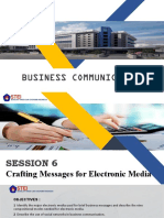 BC CHP 6 - Crafting Messages For Electronic Media - Eng