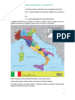 Introdução aos Estudos Italianos - Geografia e Política
