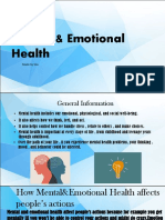 Mental and Emotional Health - Sila