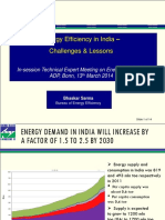 Energy Efficiency in India - Challenges & Lessons