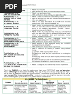 Follow The Arrangement.: My HUMSS Portfolio Rubric