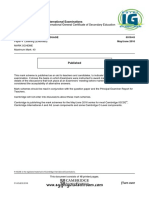 Cambridge International Examinations Cambridge International General Certificate of Secondary Education