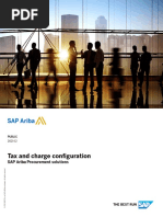 Tax and Charge Configuration: SAP Ariba Procurement Solutions