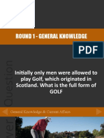 Round 1 - General Knowledge