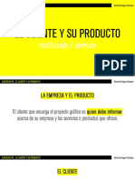 El Cliente y Su Producto