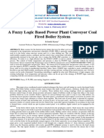 A Fuzzy Logic Based Power Plant Conveyor Coal Fired Boiler System