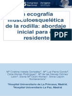 Ecografía musculoesquelética de la rodilla: abordaje inicial para el residente