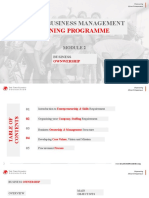 The Tef Business Management: Training Programme