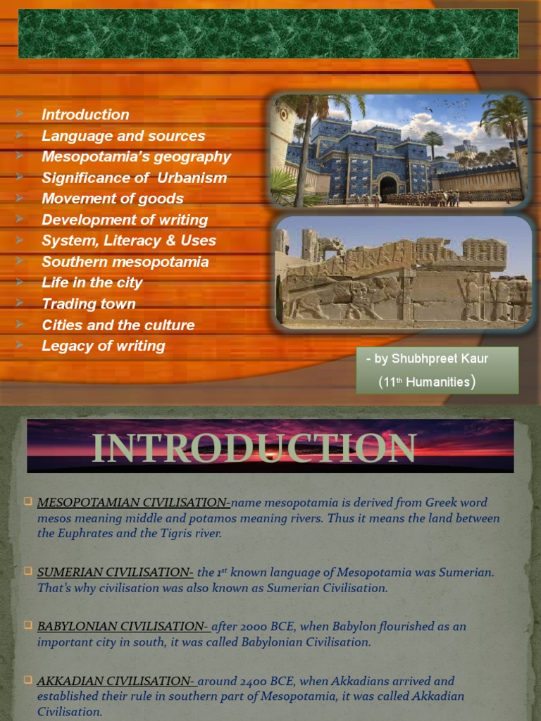 Mesopotamia: Writing and City Life | PDF | Mesopotamia | Cuneiform