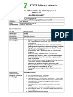 Job Requirement Form - IT Support Staff Findo-2