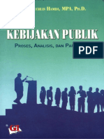 Kebijakan Publik Proses, Analisis, Dan Partisipasi (Prof. Muchlis Hamdi, MPA, PH.D.)