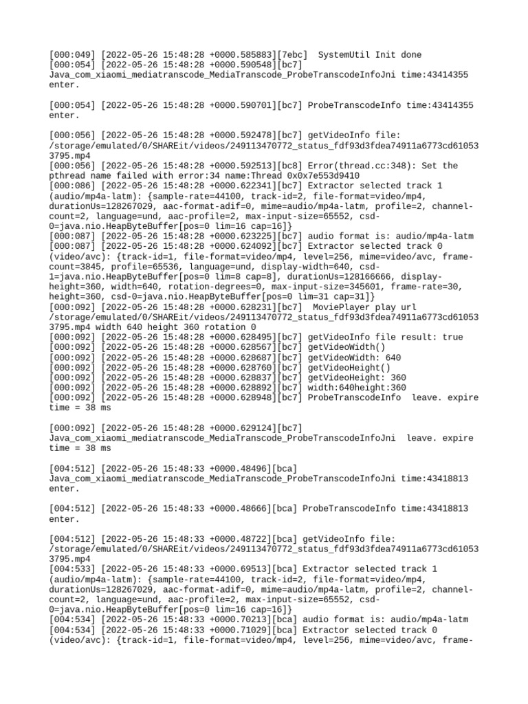Trace PDF Storage Media Media Formats