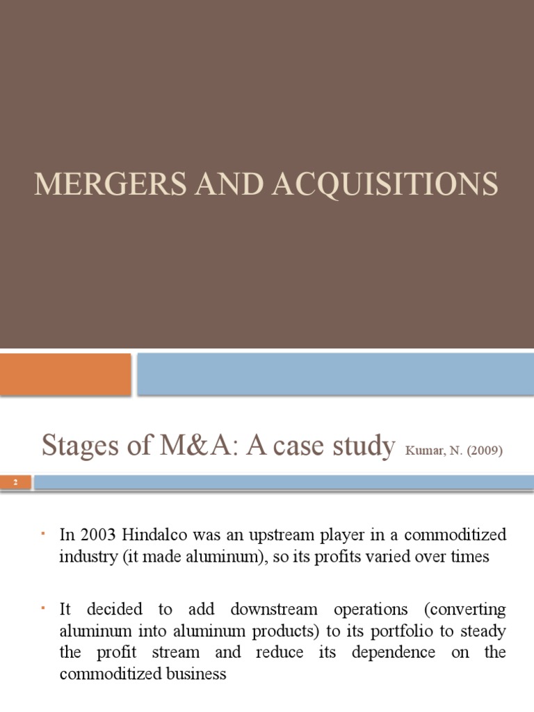 Mergers and Acquisitions | PDF | Business | Finance & Money Management