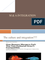M & A Integration