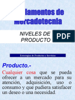 Fundamentos de Mercadotecnia: Niveles de Producto y Clasificación