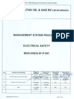 10SF.11- MOG-HSEQ-SF-P-081 Rev A1 Electrical Safety