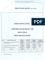 10SF.8- MOG-HSEQ-SF-WI-062 Rev A2 Work Instruction Confined Space Wafa Field