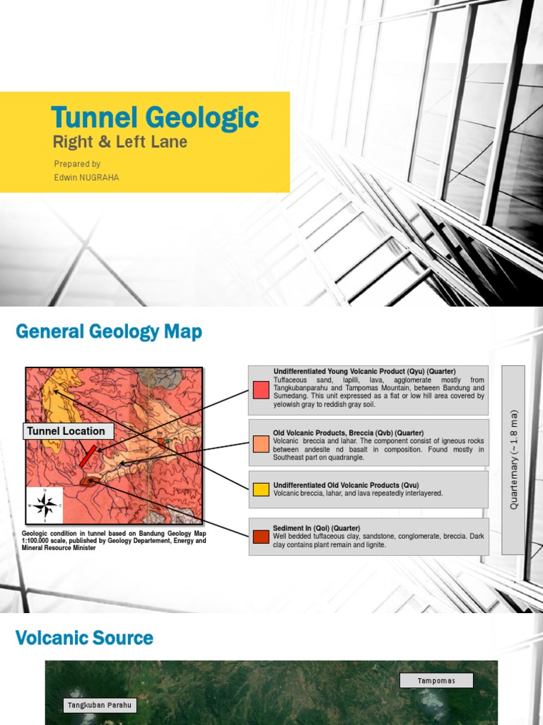 Tunnel Geologic Right & Left Lane PDF Clay Geology
