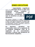 Funciones ejecutivas: control, planificación y toma de decisiones