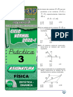 Estática y Dinámica de vectores y fuerzas