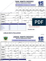 Jadual Kelas Baru Versi 5