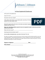 Vacant Home Supplemental Questionnaire PDF