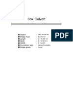 Box Culvert Sample