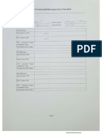 Environmental: Site Inspection Checklist