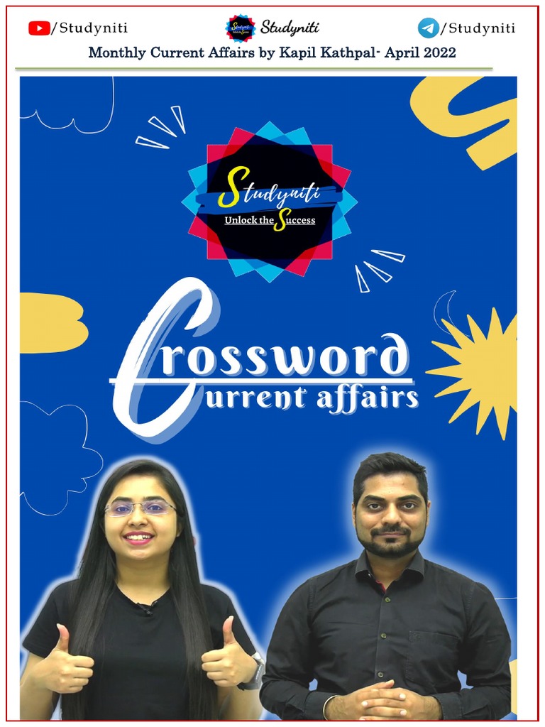 Crossword Monthly Current Affairs Magazine by Kapil Kathpal April PDF