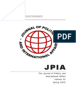 OSU Journal of Politics and International Affairs - Spring 2022